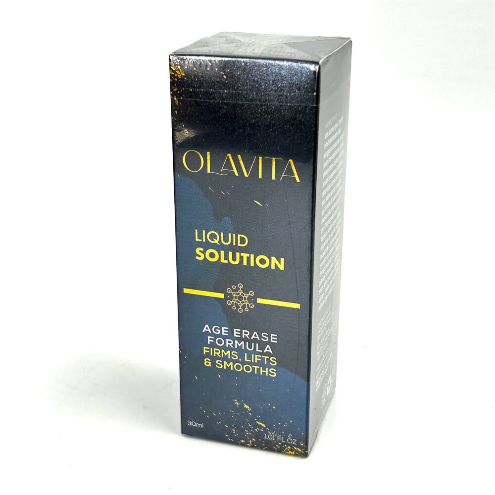 Olavita Liquid Solution Age Erase Formula Anti Aging 1.01 Fl Oz NEW Exp 6/2028